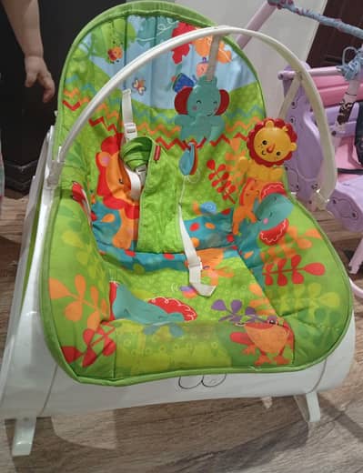 cot and baby bag