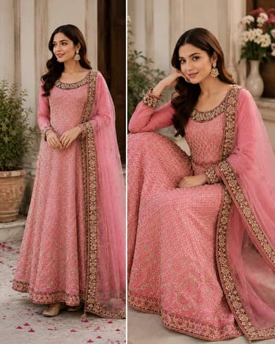 Customised Luxury Pink Maxi