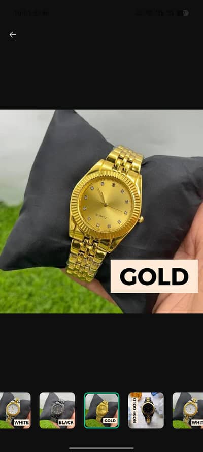 color black black gold