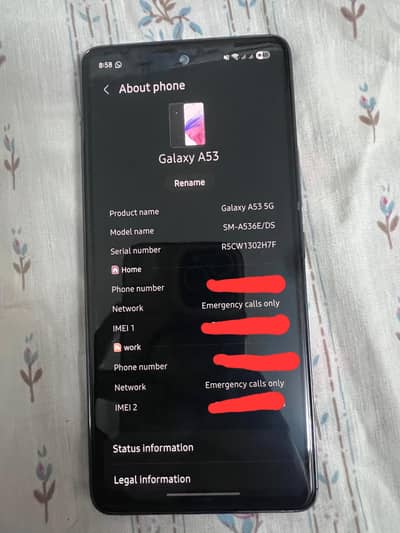Samsung Galaxy A53 5G Official PTA Approved