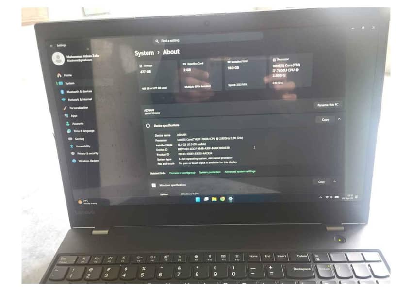 Laptop for Gaming , Editing , Animating , Coding 2