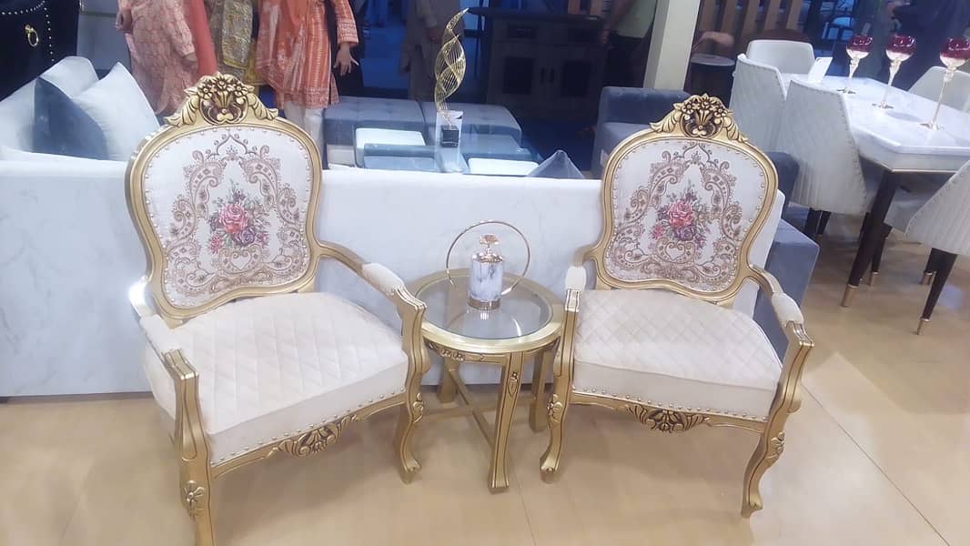 brand new L shape sofas and dining table 1