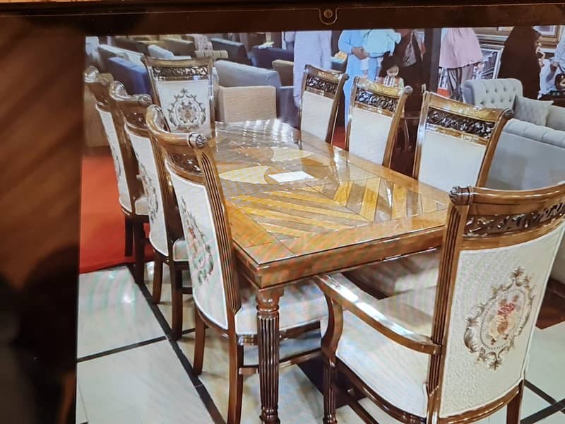 brand new L shape sofas and dining table 2