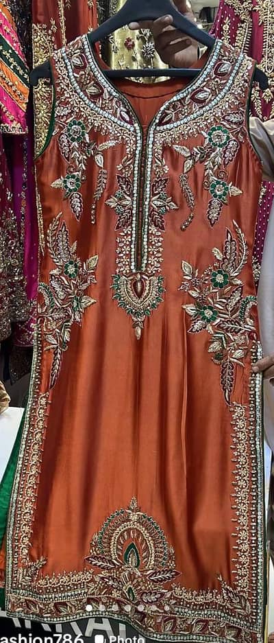 handwork fancy dress on order
