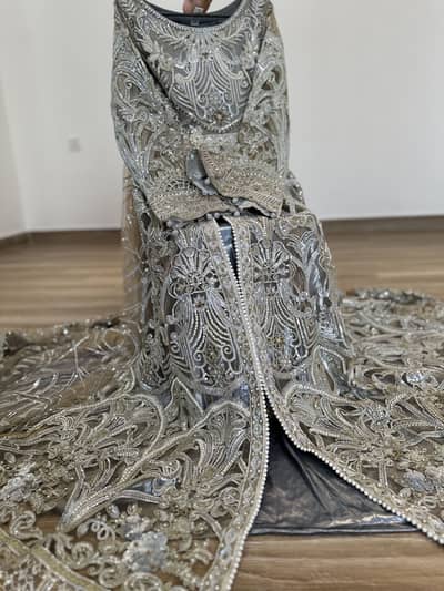Walima maxi/ mehndi lehnga choli/ party wear frock