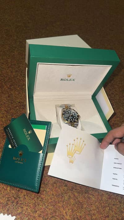 Rolex available with original documents .