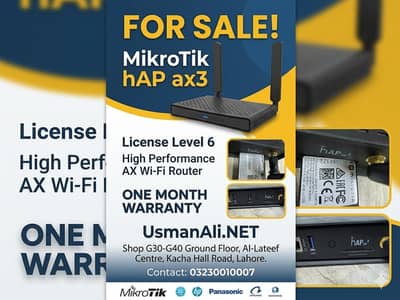 Mikrotik hAP ax3 WiFi 6 License Level 6