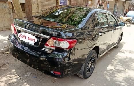 Toyota Corolla Xli converted Gli 2014