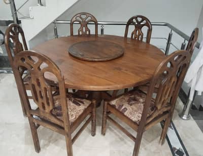 Dining table with chairs