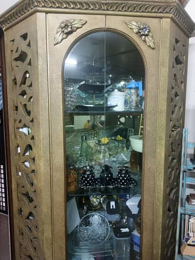 lasani wood showcase for sale