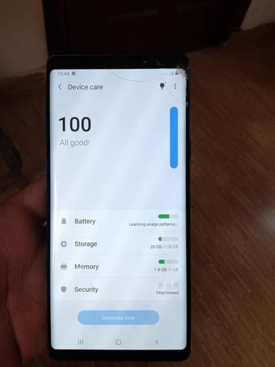 Samsung note 9 with box