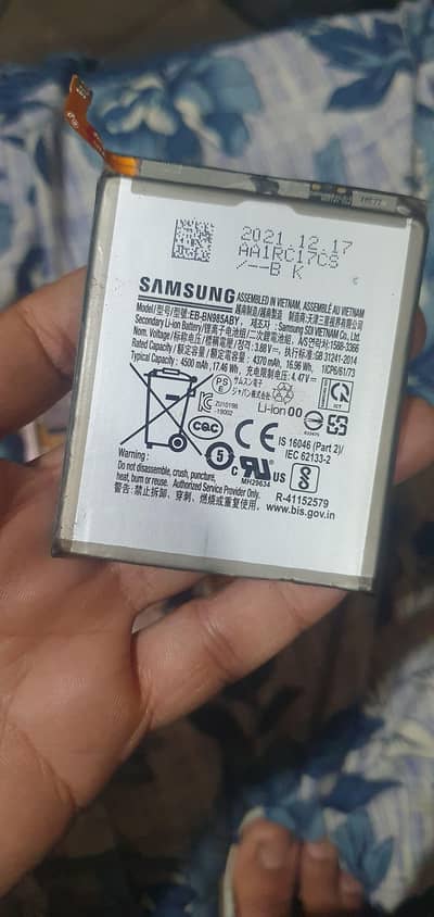samsung note 20 ultra orgnil battery