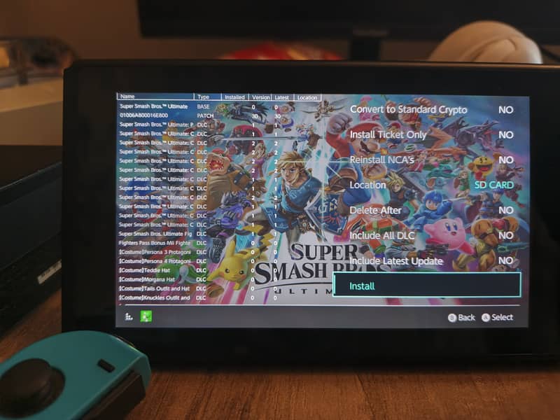Nintendo Switch Jailbroken 256GB 8