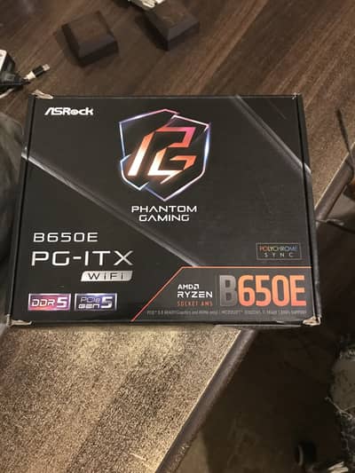 ASROCK AMD B650E PG-ITX WiFi Phantom Gaming AM5 MOTHERBOARD