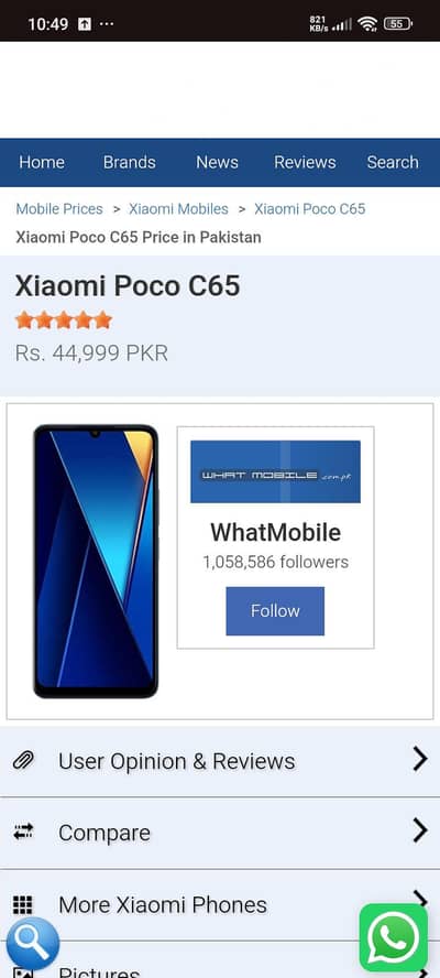 Poco C65 8+4/256