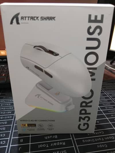 ATTACK SHARK G3PRO Tri-mode Wireless Gaming Mouse + Charging Dock