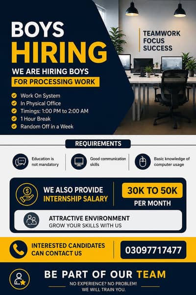 Join Our Team – Processing Staff Required