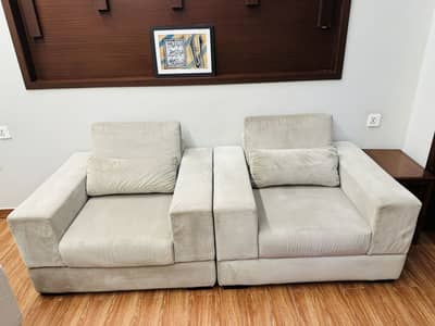 Sofa Set | Luxury 7 Seater Sofa Set | Excellent Condition