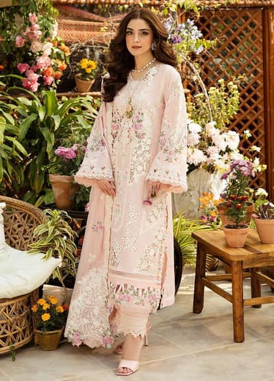 ELAAF CHICKENKARI EMBROIDERED COTTON