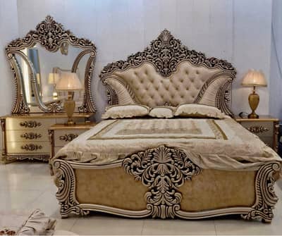 Bed Set in deco paint
