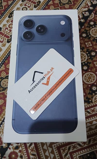 iPhone 17 Pro Max 256GB Deep Blue  LLA Model | Box Packed | Non-Ac