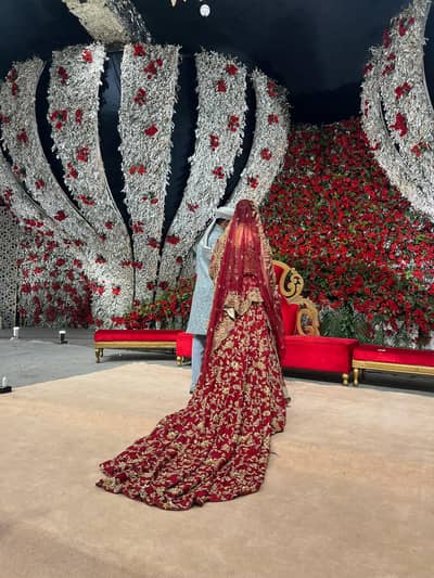 Stunning Bridal Lehenga – Designer Wedding/Barat Dress, Worn Once
