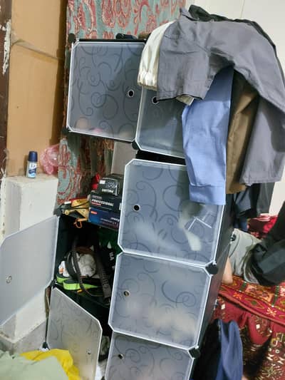Portable wardrobe Plastic wardrobe