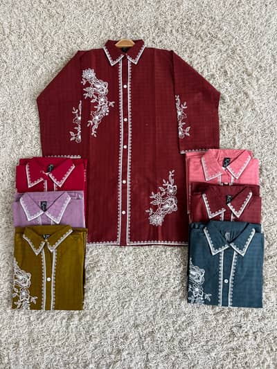Cotton Wear 2-Piece With Embroidery