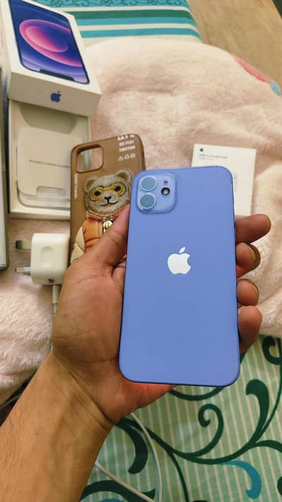iphone 12 PTA approved 10 By 10 condition Like new phone 91 Battery 