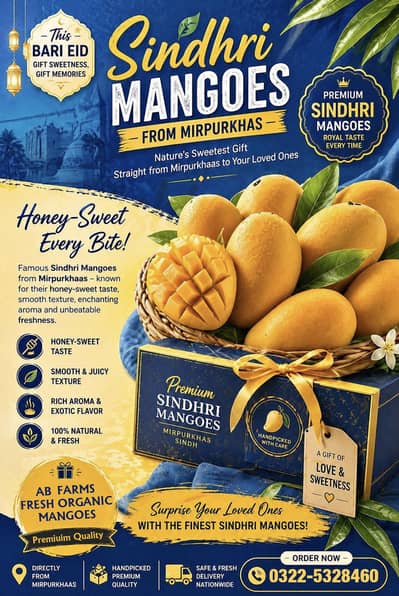 Fresh Sindhri Mangoes