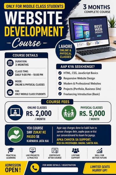 website development course