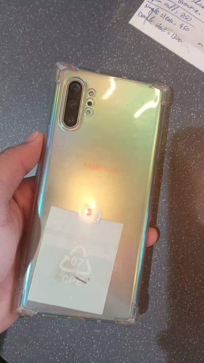 Samsung note 10 plus exchange possible dot h pic ma dekh skty h