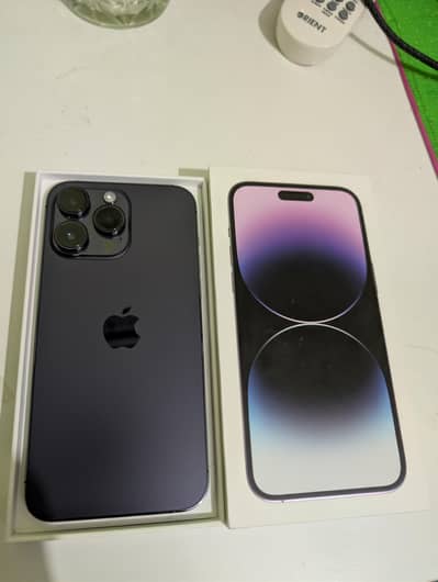 iphone 14 pro max Pta Approved 256gb Brand new 10 by 10 physical +esim