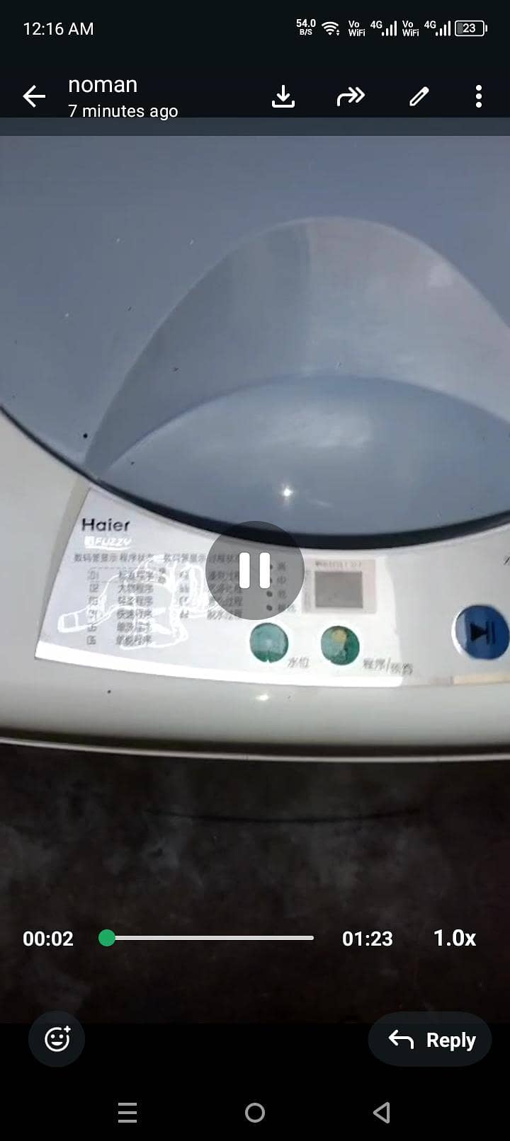 automatic washing machine 1