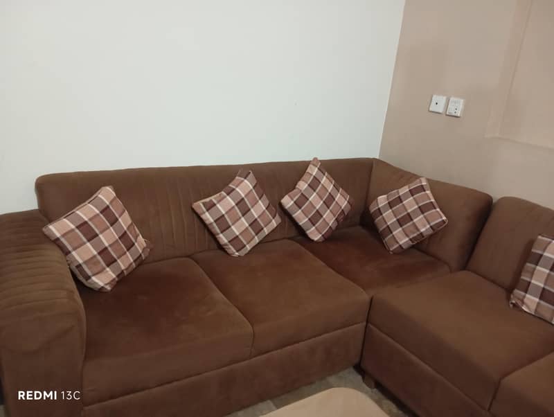 L shaped sofa 0