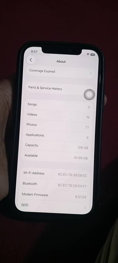 iphone 12 pro 128GB non PTA all okay better health 74%