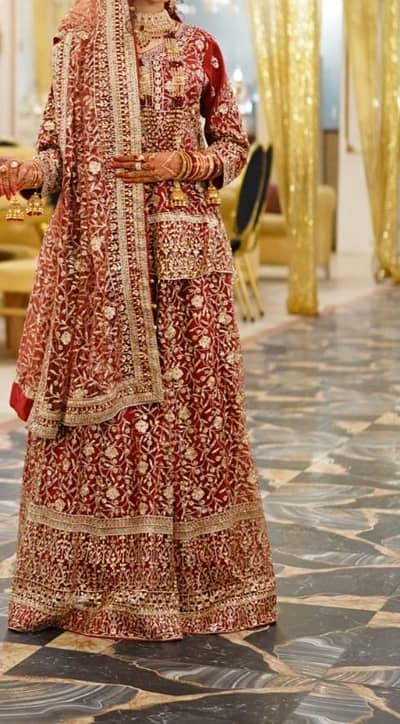 Bridal dress.