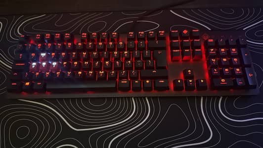 HP Omen Encoder Mechanical Gaming Keyboard – Red Switches (OPEN BOX)