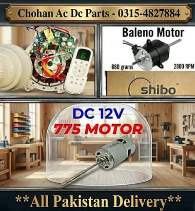 AC DC fan kits & Baleno & 775 Moter