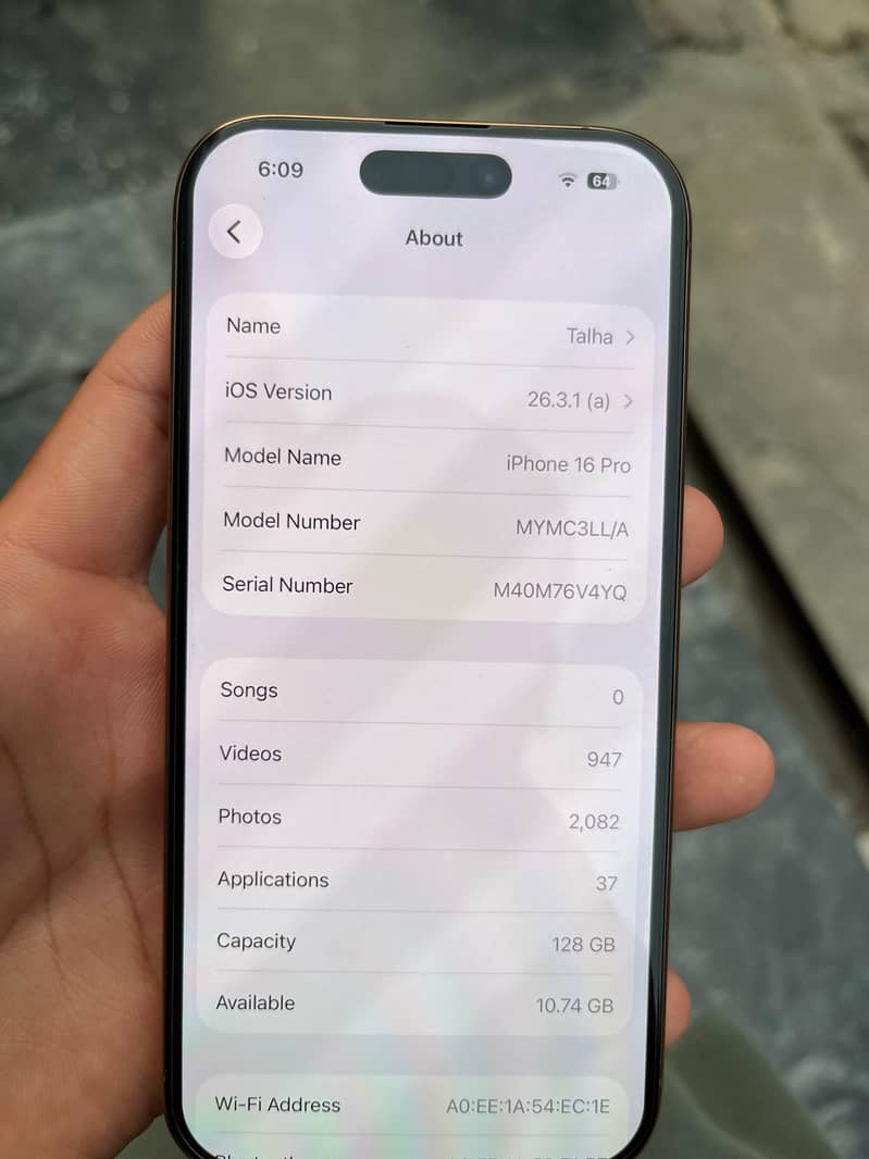 Iphone 16 pro 3