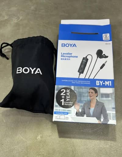 BOYA BY-M1 Omni Directional Lavalier Microphone.
