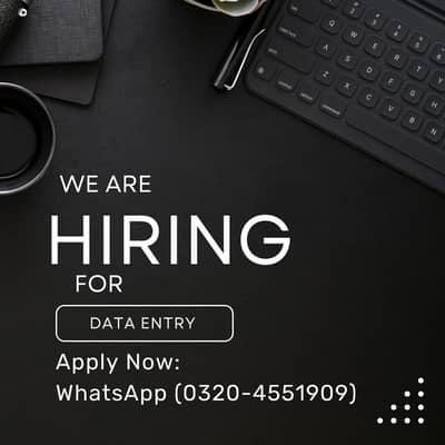 Staff Required for Office-Based Data Entry (Male/Female)