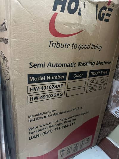 Homage 10 KG Twin Tub Washing Machine HW-49102SAP