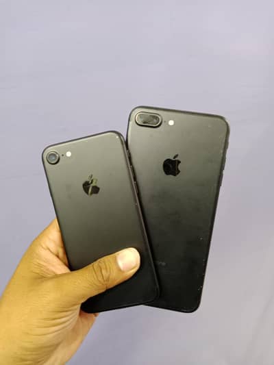 I phone 7  32gb non pta I phone 7+ 128gb bypas for sale baqi details