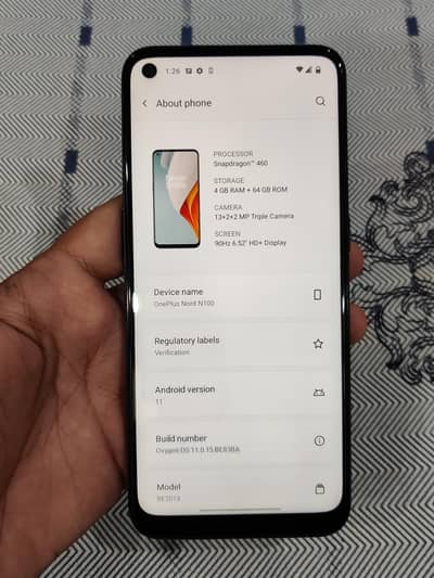 OnePlus nord n100