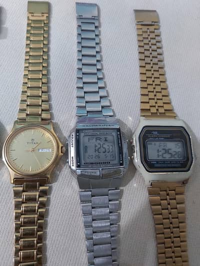 Titan & Casio Watch