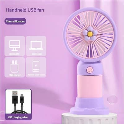 Mini Rechargeable Cooling Fan – Portable & Powerful