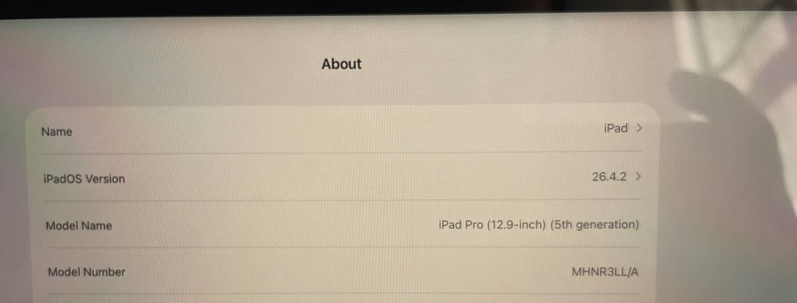 Ipad pro (12.9 inch) 5th Generation 1