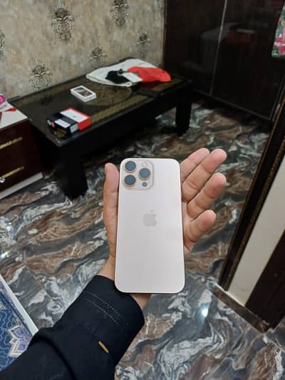 iPhone 16 Pro Max JV 256GB Desert Titanium 100% BH 50 Cycles