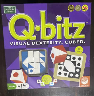 Q-bitz Brain Challenge Cube Game  #FamilyFun